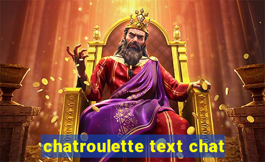 chatroulette text chat